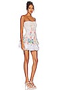 view 2 of 3 Cusia Short Dress in Garden White Print