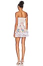 view 3 of 3 Cusia Short Dress in Garden White Print