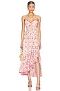view 1 of 4 Aurora Midi Dress in Orange Fruition