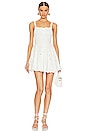 view 1 of 3 MINIVESTIDO LINA in White Fruition