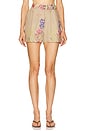 view 1 of 6 Pansy Short in Olive Botanic