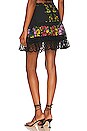 view 3 of 4 Eibis Short Skirt in Garden Black Print