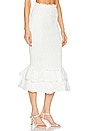 view 2 of 4 FALDA MIDI LILIANA in White Fruition