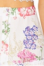 view 6 of 6 Ann Long Skirt in White Botanic