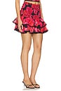 view 2 of 6 Pinel Short Skirt in Black Blossom