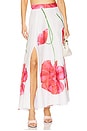 view 1 of 7 Ventine Long Skirt in White Blossom