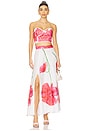 view 6 of 7 Ventine Long Skirt in White Blossom