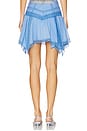 view 4 of 6 Hibis Short Skirt in Blue Washed