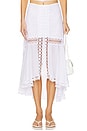 view 1 of 6 Clair Midi Skirt in White