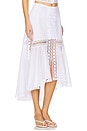 view 2 of 6 Clair Midi Skirt in White