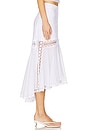 view 3 of 6 Clair Midi Skirt in White
