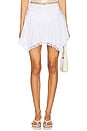 view 1 of 6 Hibis Short Skirt in White