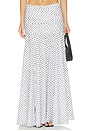 view 1 of 6 FALDA LARGA SENDA in White Dots