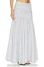 view 2 of 6 FALDA LARGA SENDA in White Dots