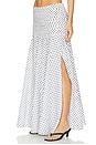 view 3 of 6 FALDA LARGA SENDA in White Dots