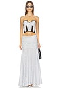 view 4 of 5 Fiare Top in White Dots