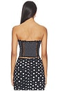 view 3 of 4 Top Flare in Black Dots