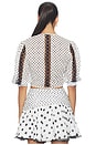 view 3 of 5 Olivar Blouse in White Dots