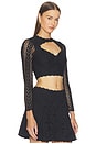 view 2 of 5 Beatrice Top in Black