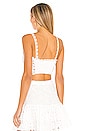 view 3 of 4 TOP CORTO ANNIE in White
