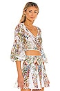 view 2 of 4 Angie Blouse in Botanic Print