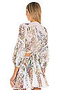 view 3 of 4 Angie Blouse in Botanic Print