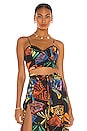 view 1 of 4 Hilma Crop Top in Black Print