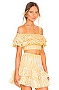 view 2 of 4 Clara Top in Solar Yellow