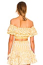 view 3 of 4 Clara Top in Solar Yellow
