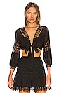 view 1 of 4 BLUSA VANIA in Black