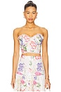 view 1 of 4 Bio Bustier in White Botanic