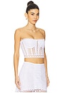 view 2 of 5 Azal Bustier Top in White