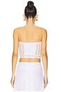view 3 of 5 Azal Bustier Top in White