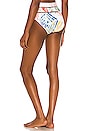 view 3 of 4 Suzanne Bikini Bottom in White Print