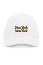 view 1 of 2 NY NY Cap in White