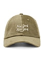 view 1 of 2 Script NY NY Cap in Olive