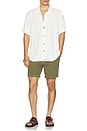 view 5 of 5 Bedford Cord Camp Pocket Shorts in Olive