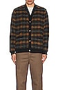 view 3 of 3 Plaid Cardigan in Multi in Army