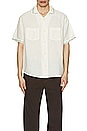 view 4 of 4 Spring Bouquet Short Sleeve Camp Shirt in Natural