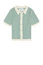 view 1 of 4 Plated Short Sleeve Shirt in Green
