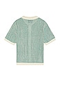 view 2 of 4 Plated Short Sleeve Shirt in Green