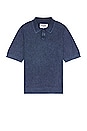 view 1 of 3 Rice Stitch Polo in Midnight