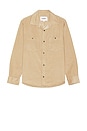 view 1 of 4 Corduroy Long Sleeve Shirt in Camel