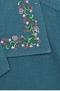 view 3 of 5 Hopsack Embroidered Camp Shirt in Blue
