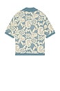 view 2 of 4 Floral Jacquard Button Down Shirt in Blue