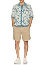 view 4 of 4 Floral Jacquard Button Down Shirt in Blue