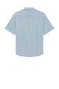 view 2 of 5 Basket Weave Stripe Shirt in Blue