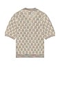 view 2 of 4 Cable Lace Polo in Natural