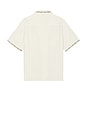 view 2 of 5 Rose Chain Short Sleeve Camp Shirt in Natural