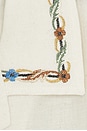 view 3 of 5 Rose Chain Short Sleeve Camp Shirt in Natural